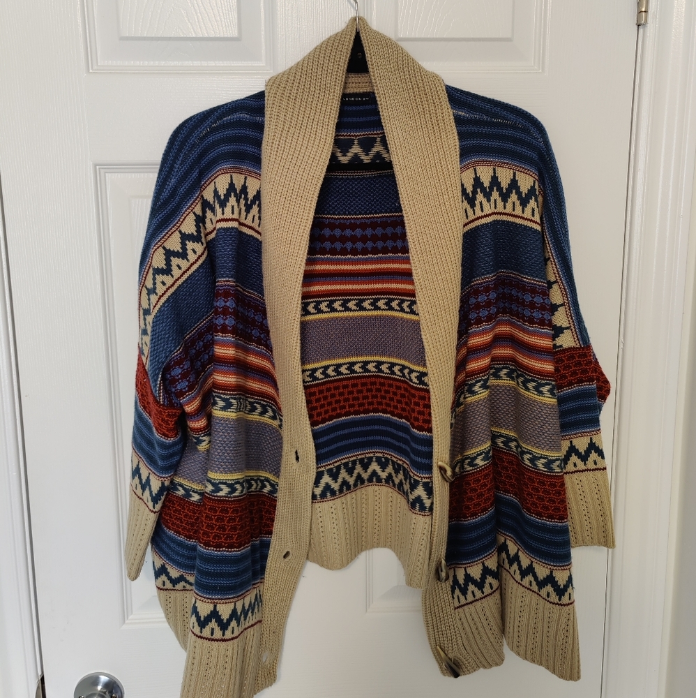 Multicolour Ski Style Sweater S/M